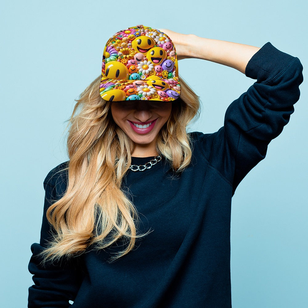 Dont Worry Be Happy Baseball Cap