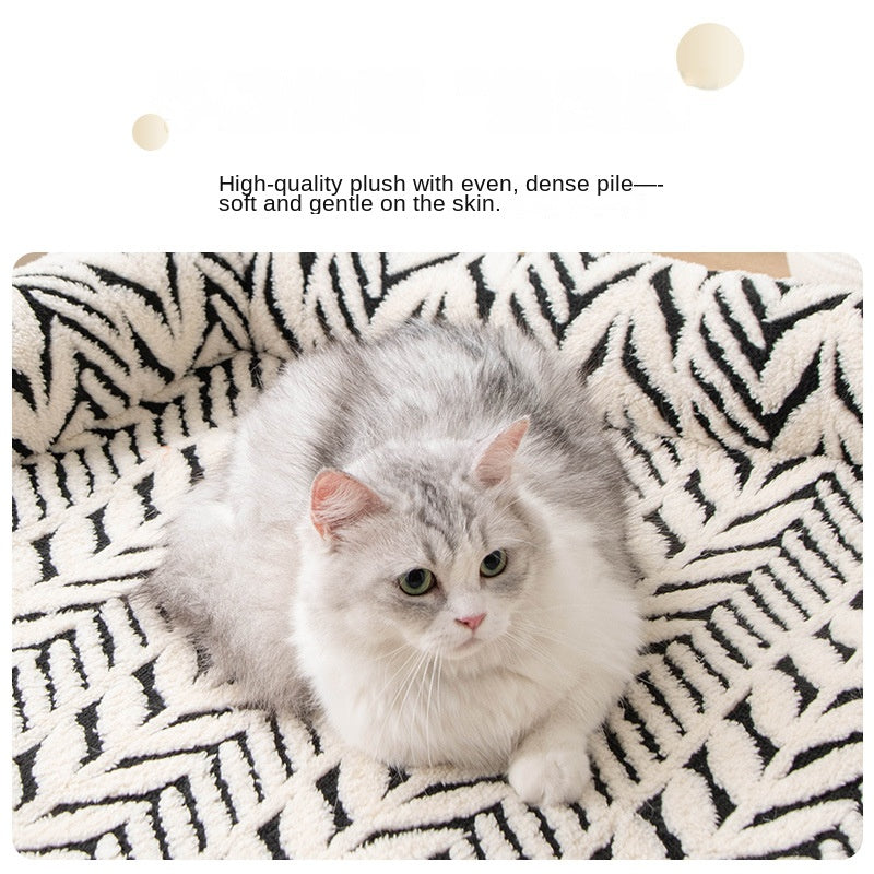 Plush Thick Non-Slip Sofa Pet Mat Dog Bed Pet Pad for Cats and Dogs