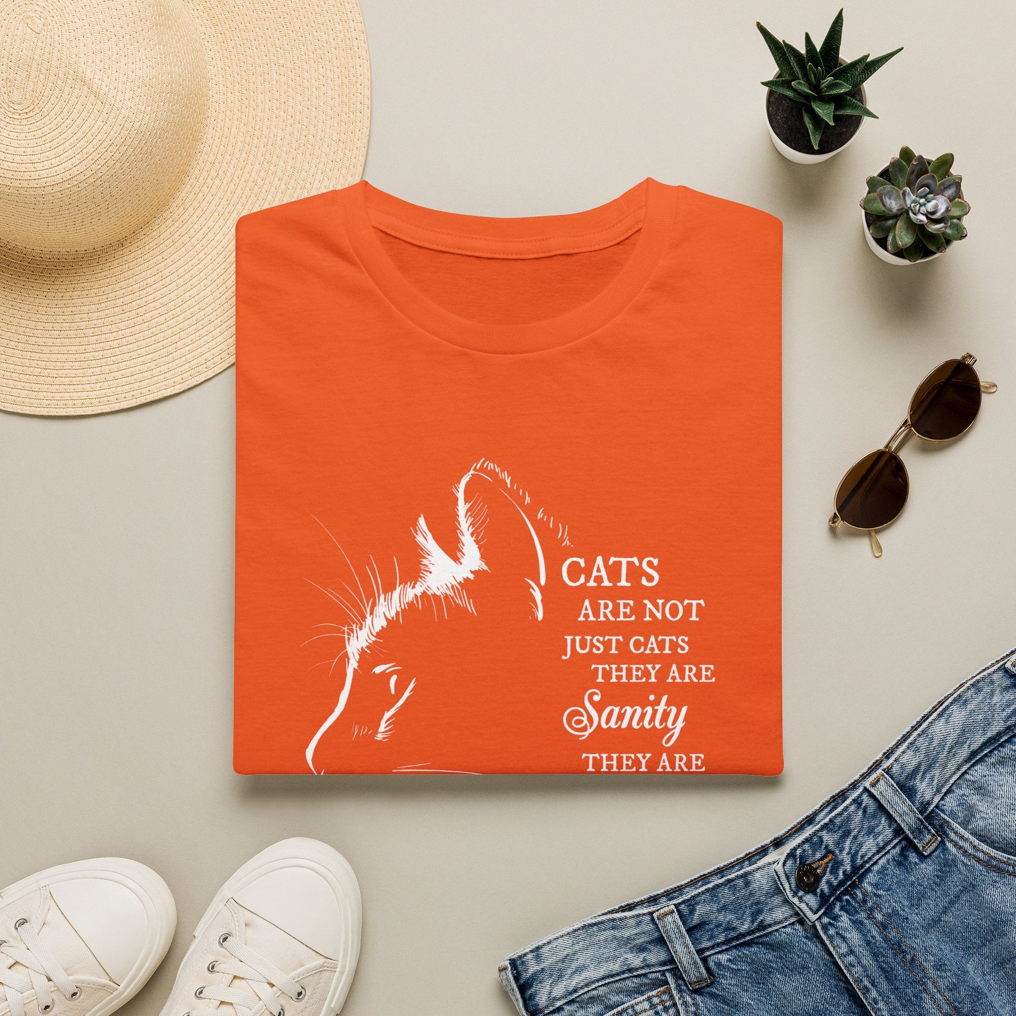 Cat Silhouette Quote T-Shirt | Cat Lovers Tee, Feline Friendship Design