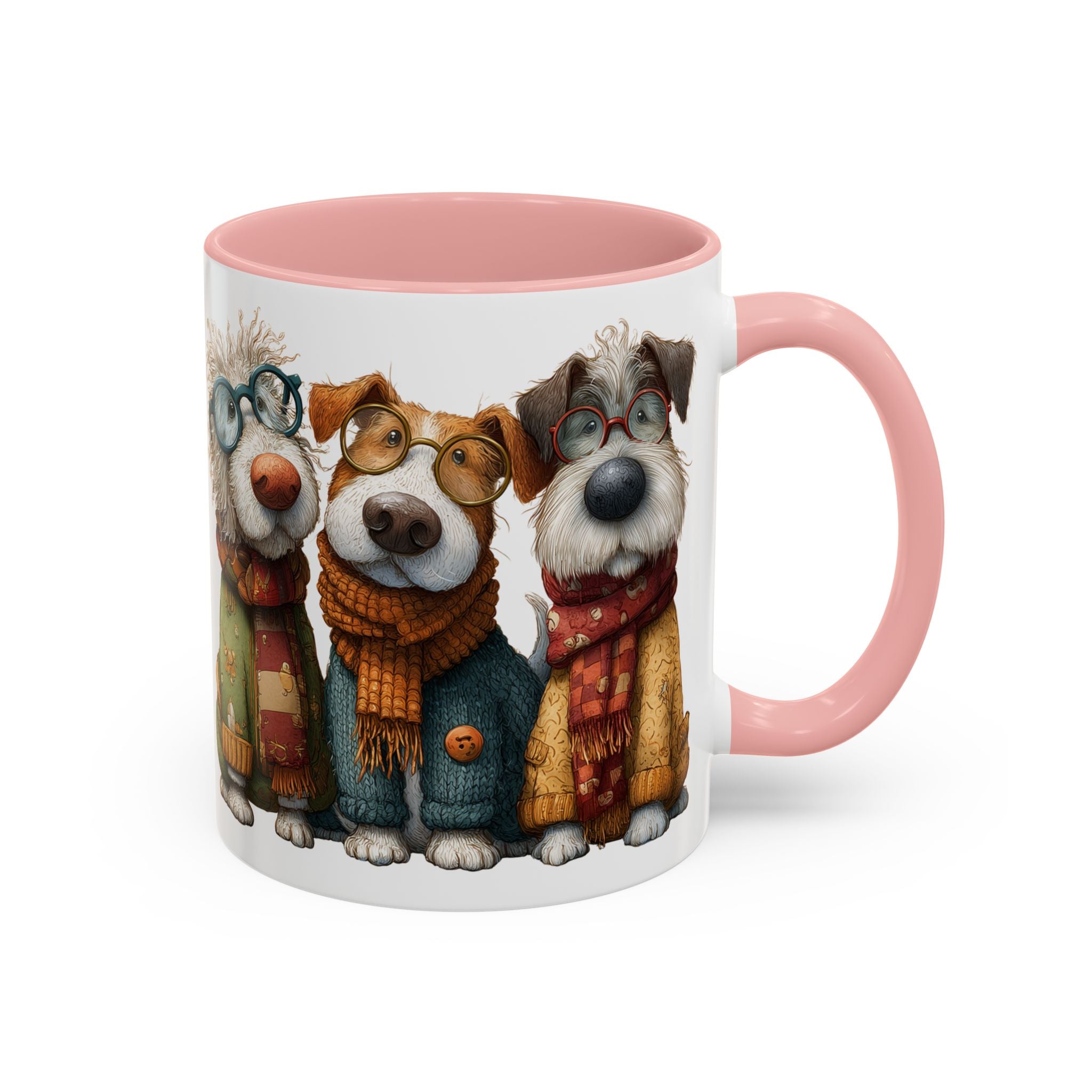 Three Cozy Dogs Mug | Accent Coffee Mug
