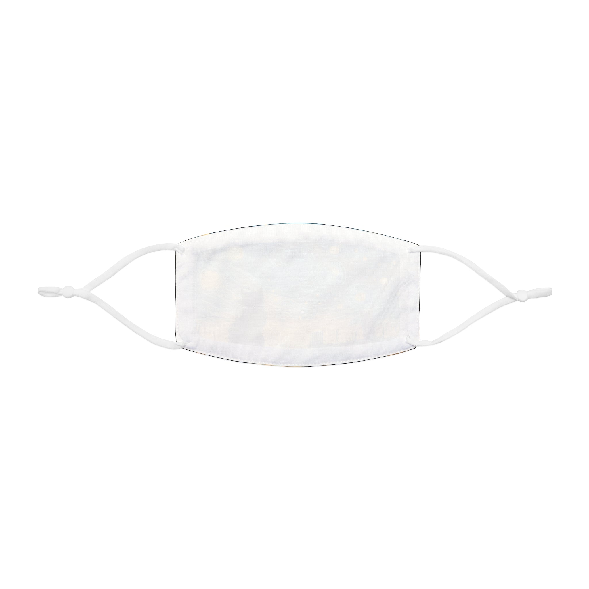 Starry Night Cat face mask | Van Gogh inspired night sky silhouette