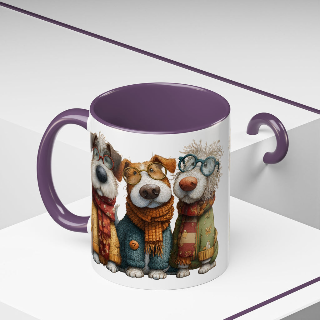 Three Cozy Dogs Mug | Accent Coffee Mug