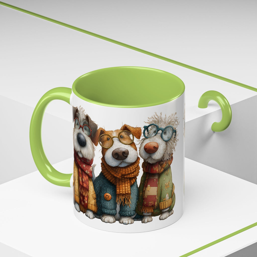 Three Cozy Dogs Mug | Accent Coffee Mug