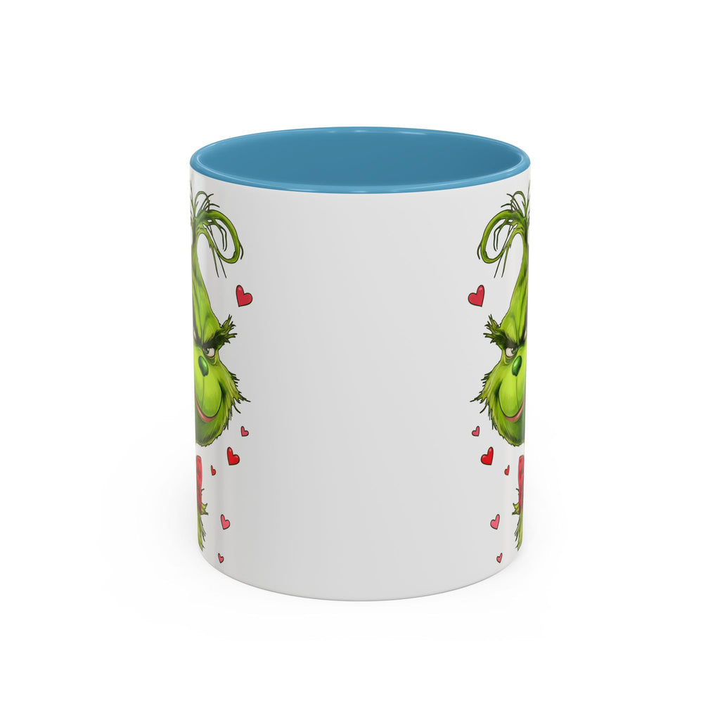 Grinch Holding Rose Mug | Accent Coffee Mug