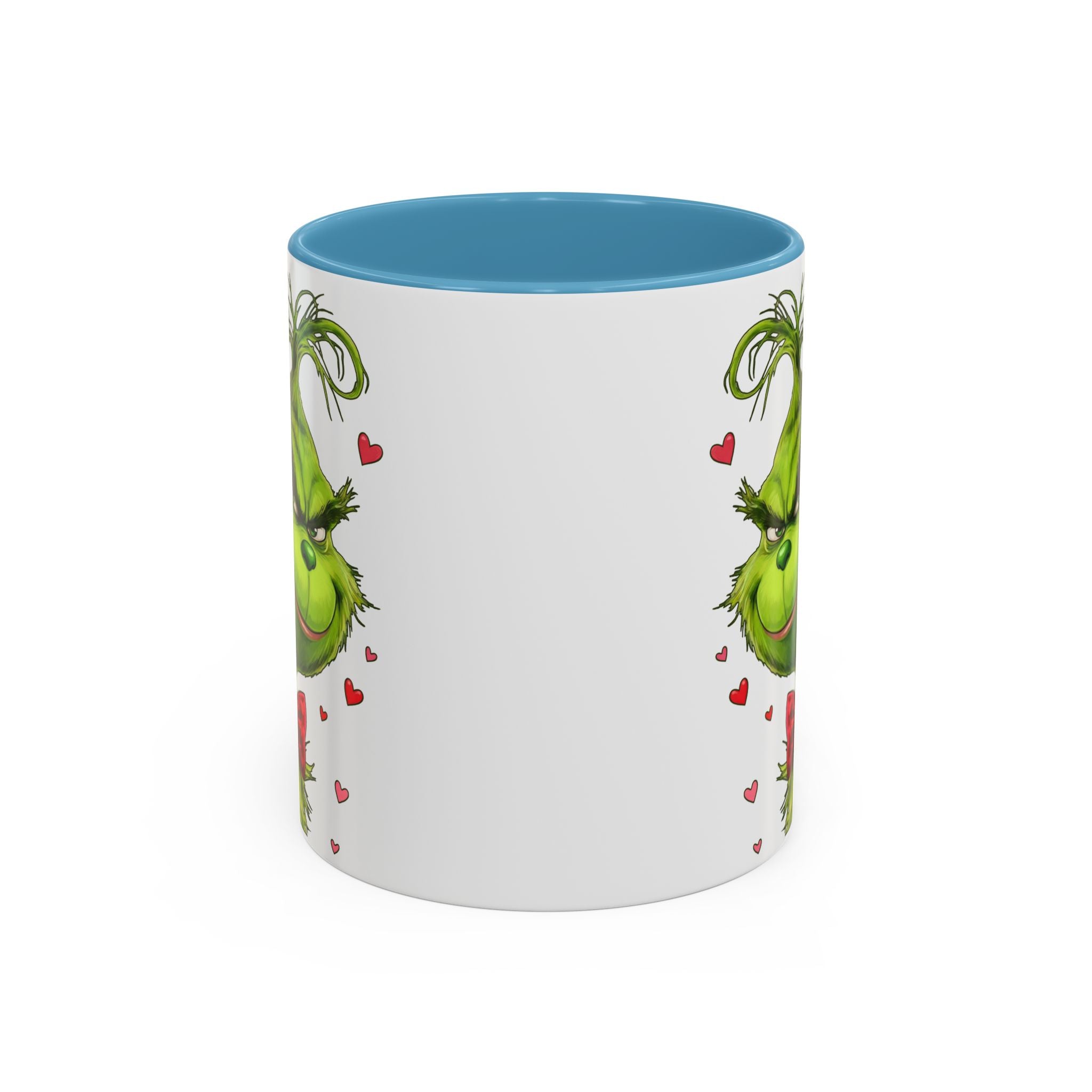 Grinch Holding Rose Mug | Accent Coffee Mug
