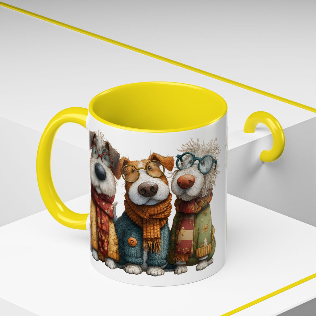 Three Cozy Dogs Mug | Accent Coffee Mug