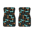 Dog Bones and Paw Print Car Mats | Front Floor Mats