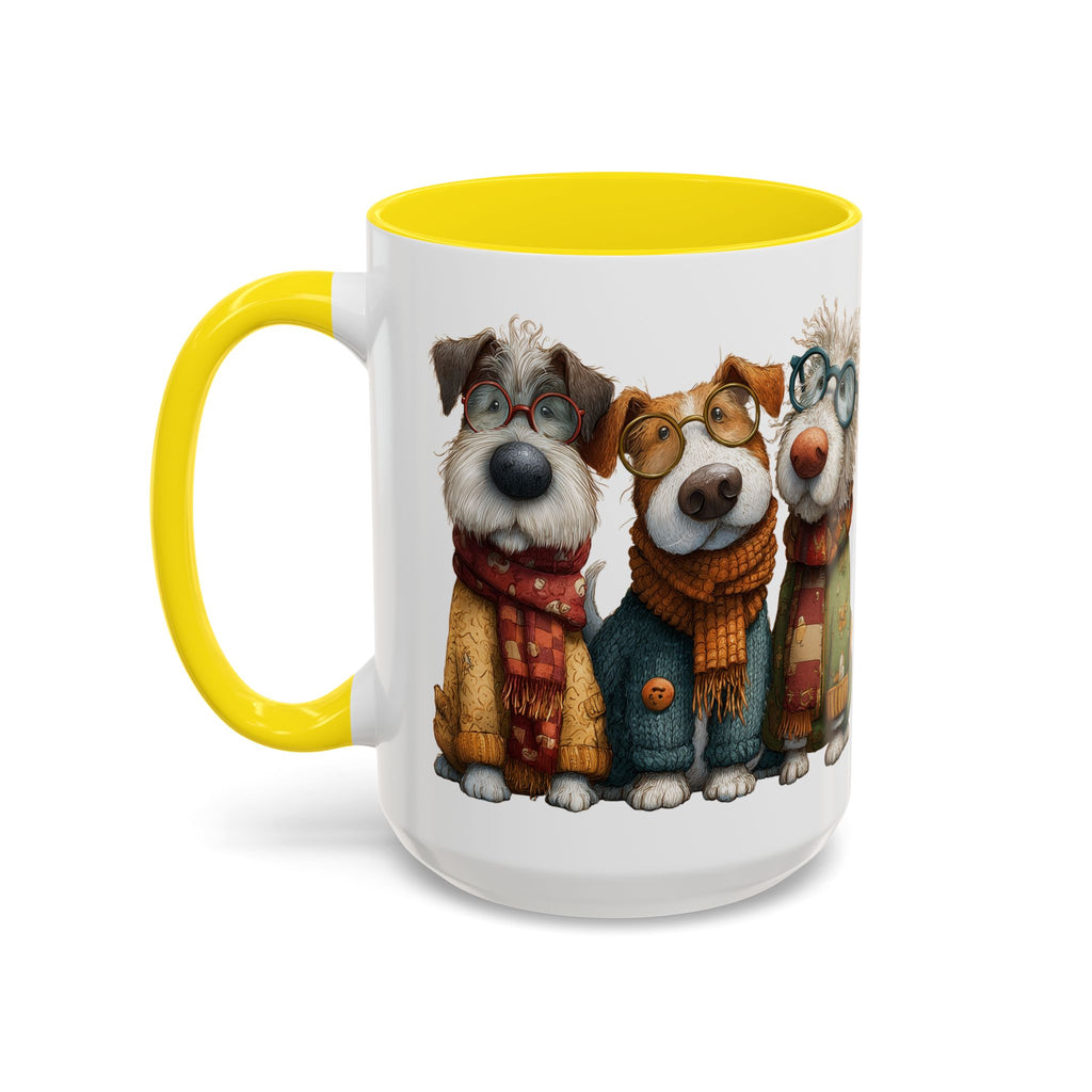 Three Cozy Dogs Mug | Accent Coffee Mug