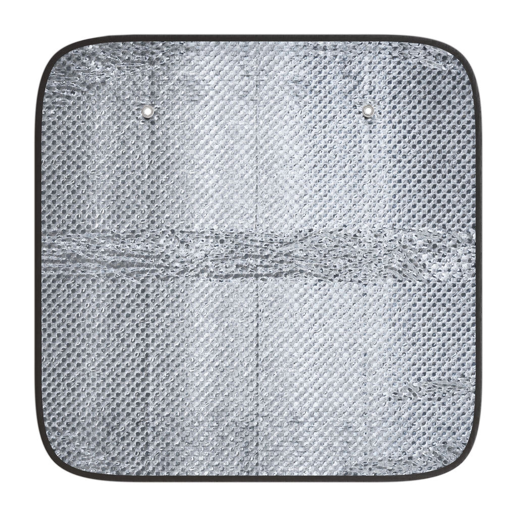 Neon Paw Print Car Sun Shade | Paw Pattern Sunshade