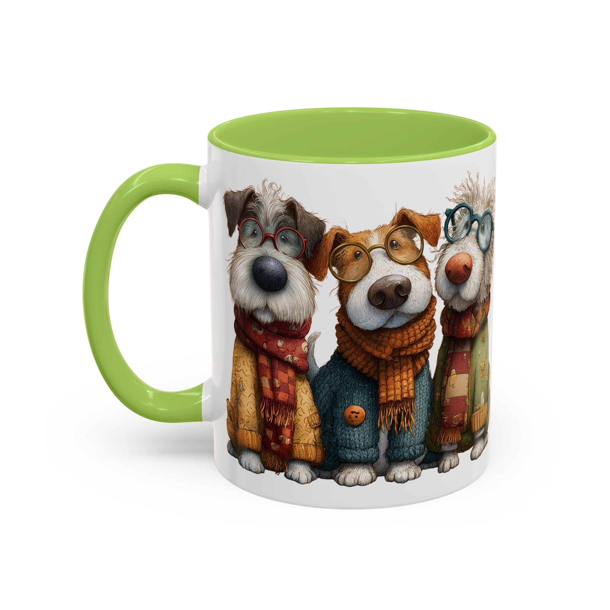 Three Cozy Dogs Mug | Accent Coffee Mug