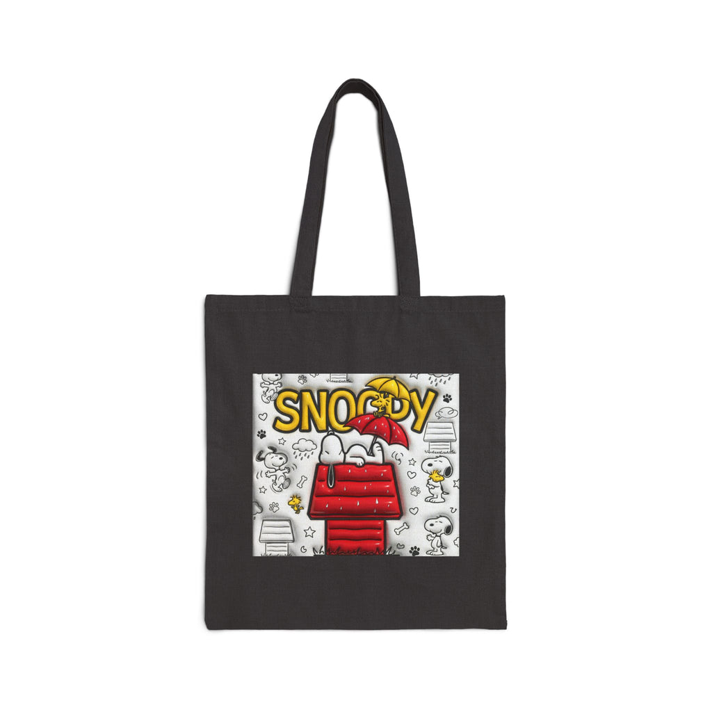 Snoopee Comic Panel Tote Bag | Peanut Doghouse Illustration