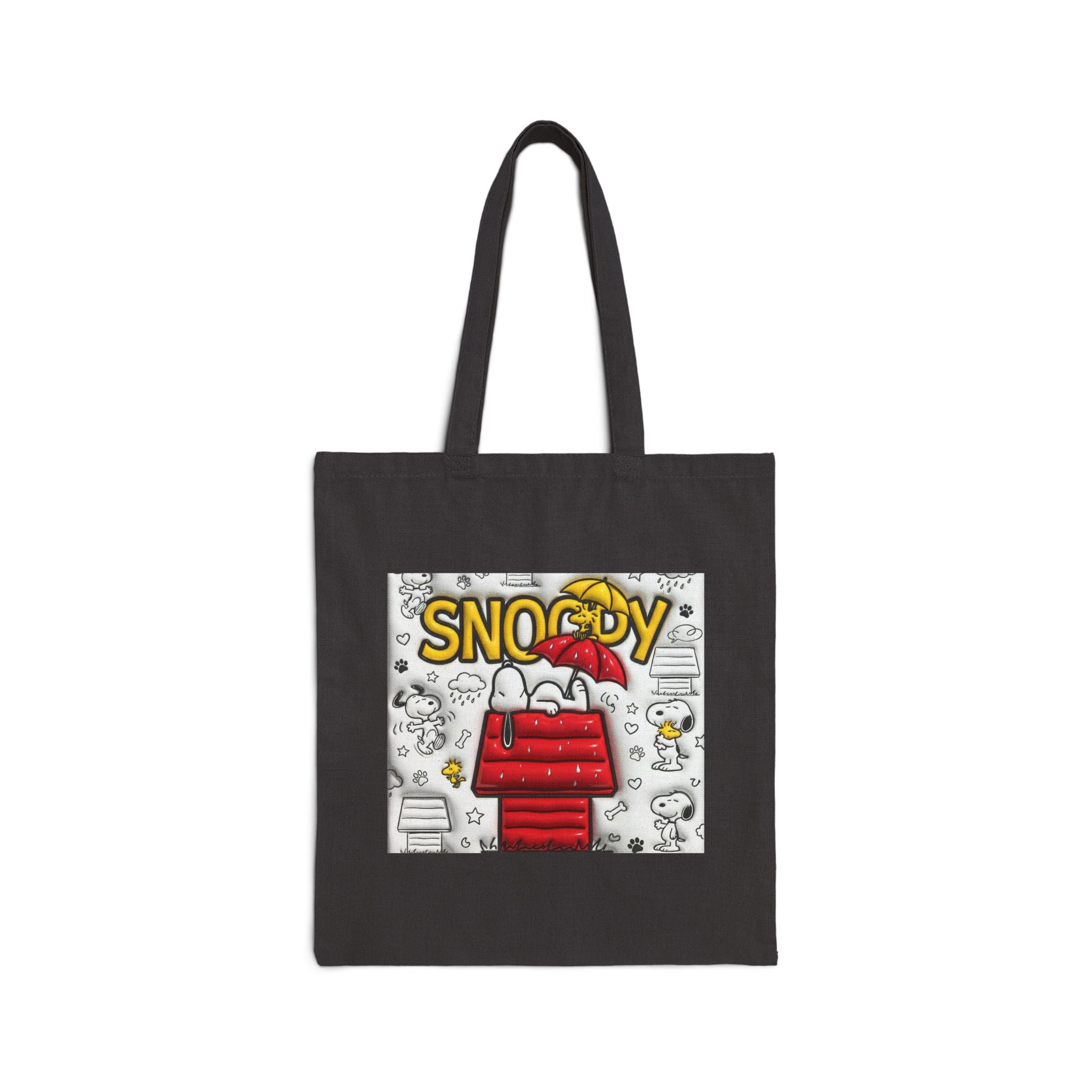 Snoopee Comic Panel Tote Bag | Peanut Doghouse Illustration