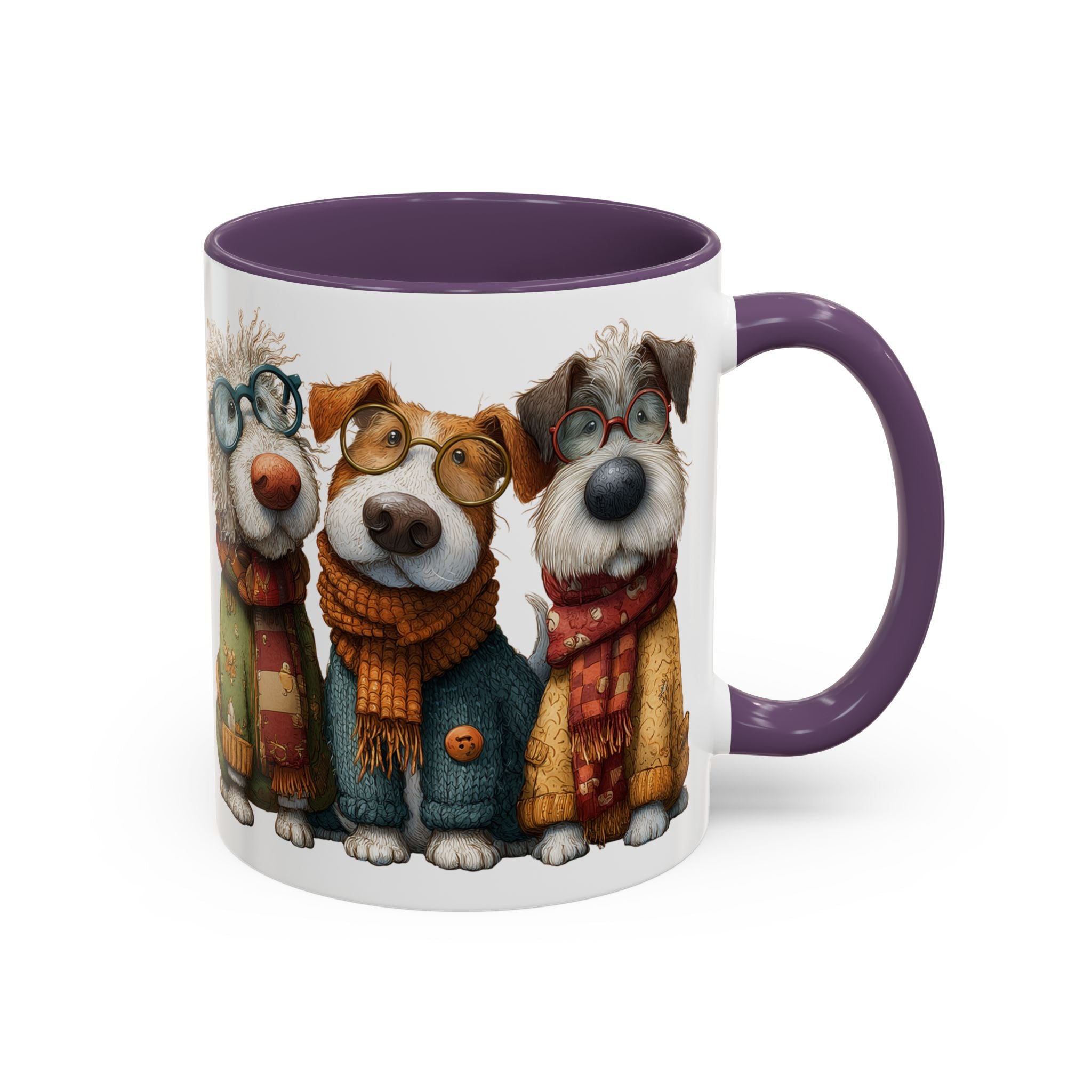 Three Cozy Dogs Mug | Accent Coffee Mug