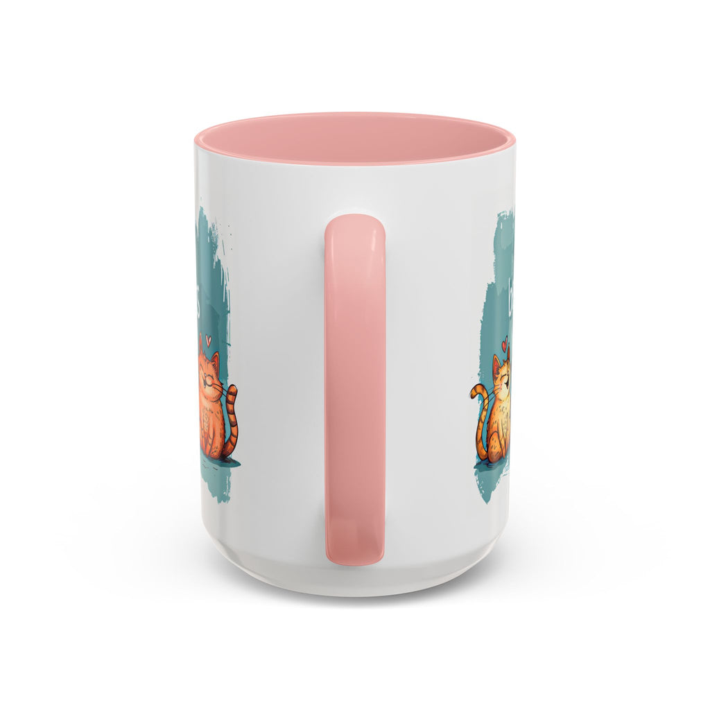 Life Is Better With Cats Coffee Mug | Accent Two-Tone Mug