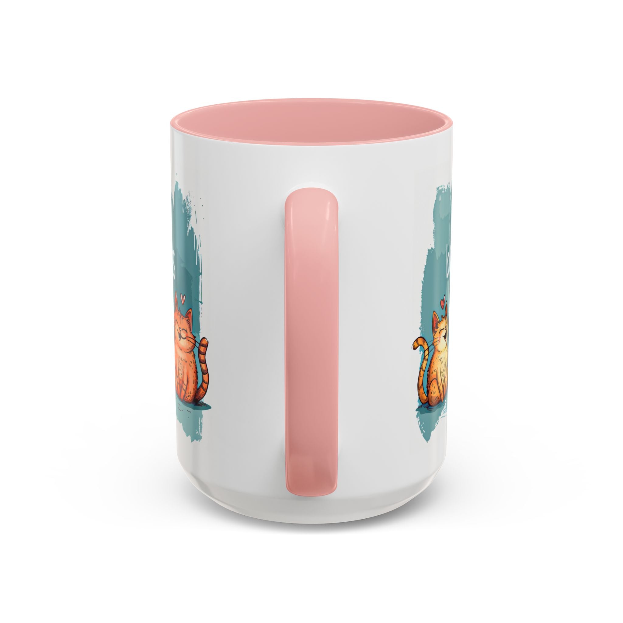 Life Is Better With Cats Coffee Mug | Accent Two-Tone Mug