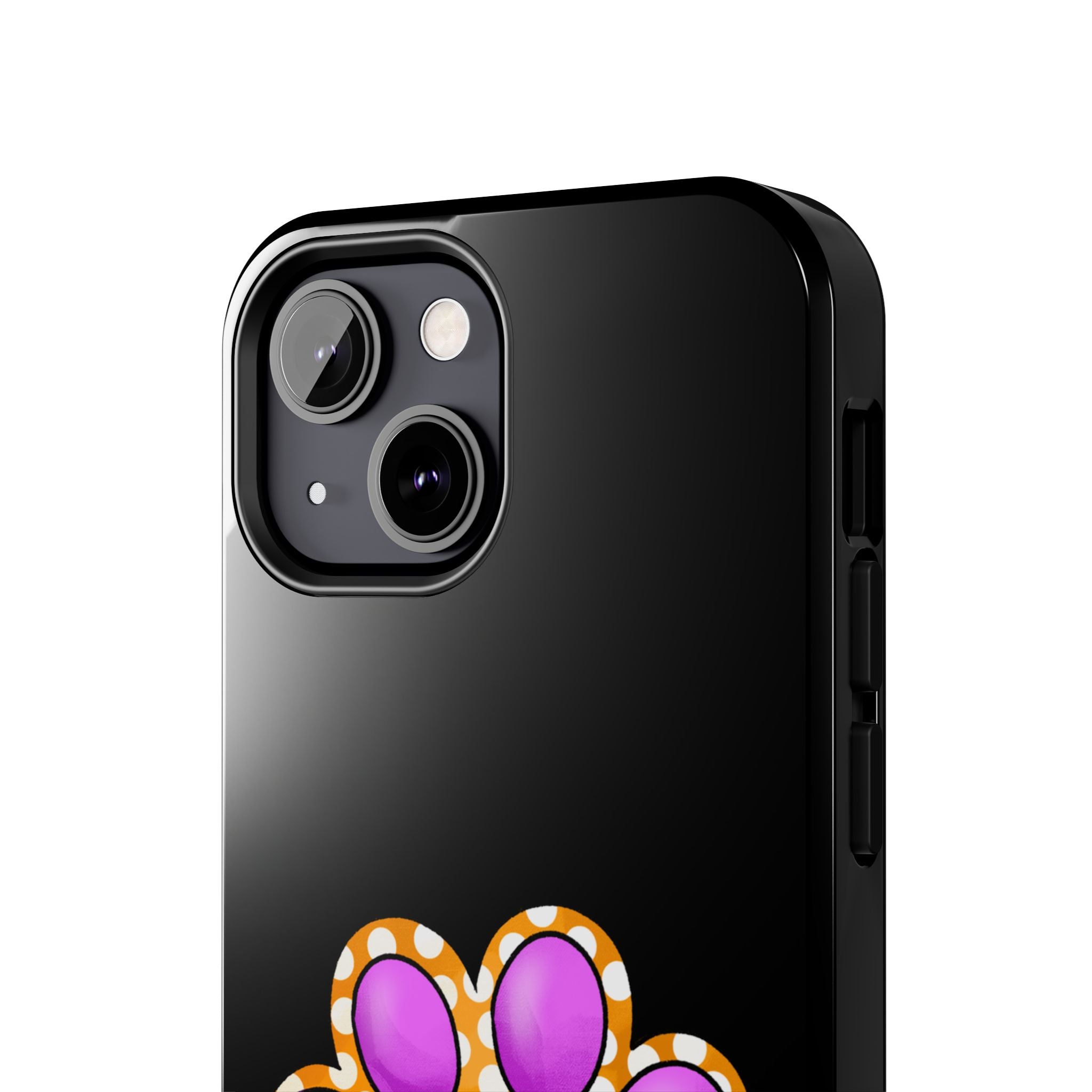 Purple Paw Print Phone Case | Cute Pet Paw iPhone Cover