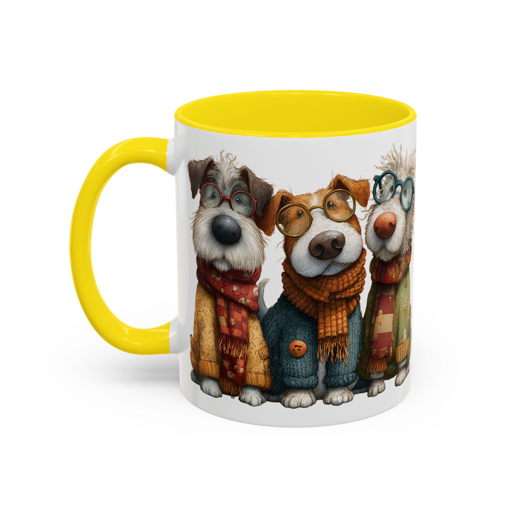 Three Cozy Dogs Mug | Accent Coffee Mug