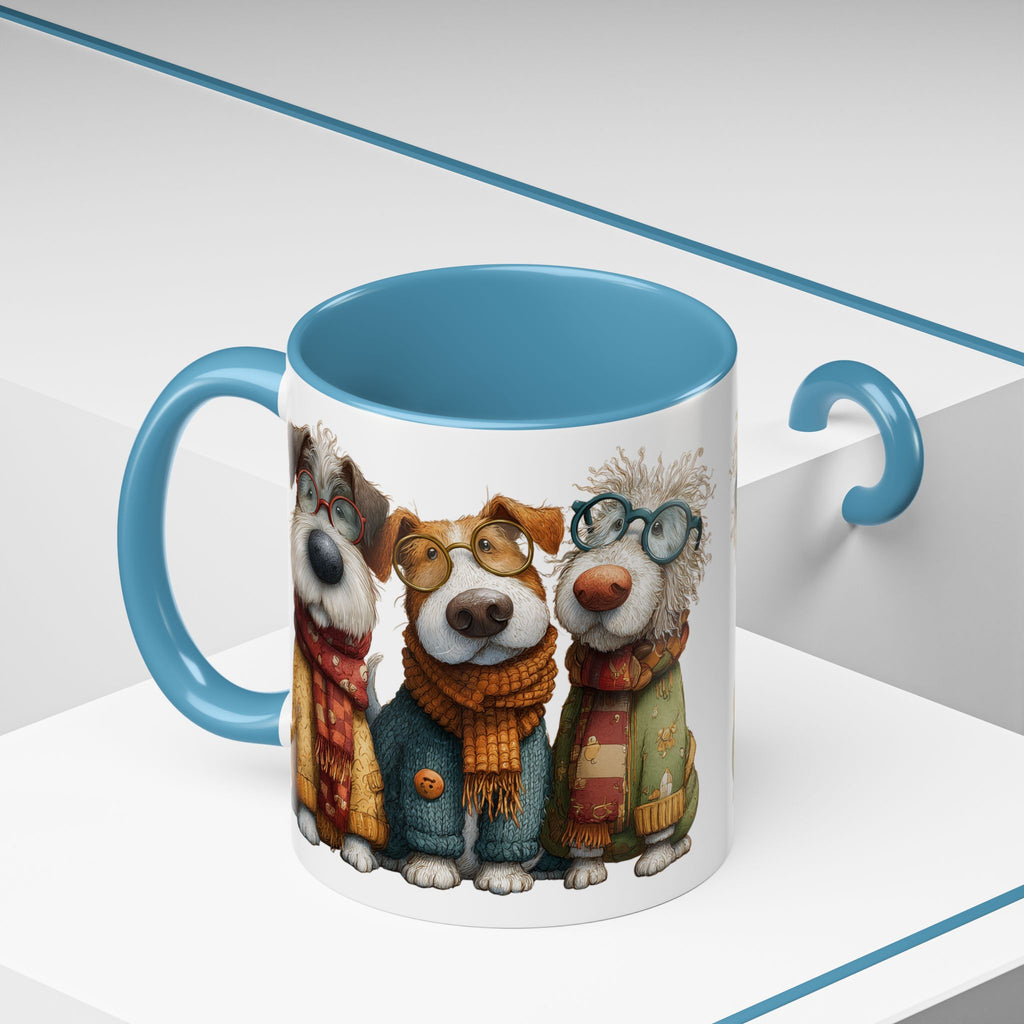 Three Cozy Dogs Mug | Accent Coffee Mug
