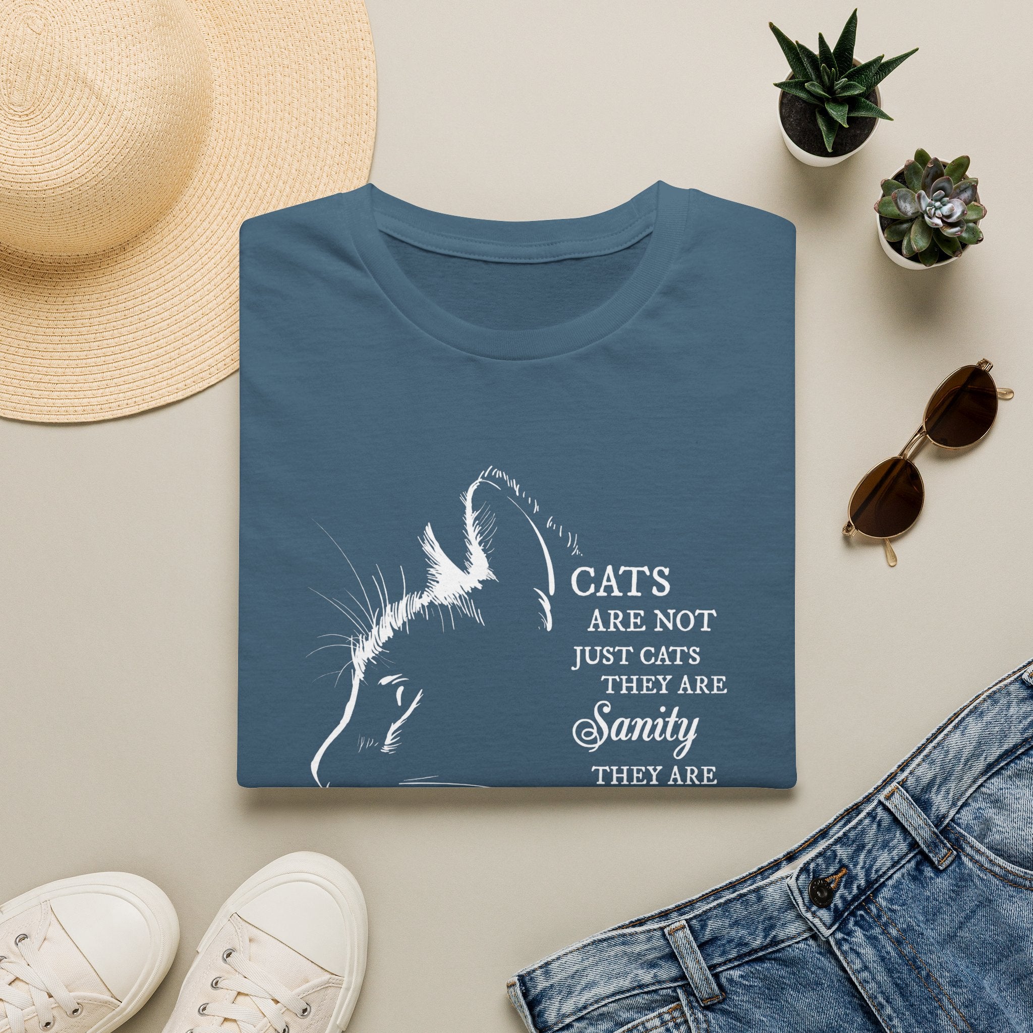 Cat Silhouette Quote T-Shirt | Cat Lovers Tee, Feline Friendship Design