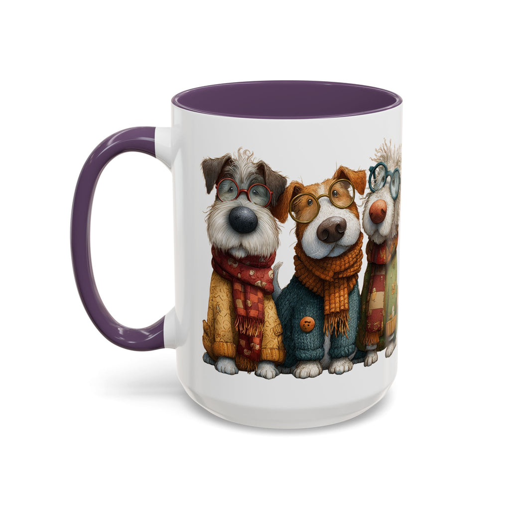 Three Cozy Dogs Mug | Accent Coffee Mug
