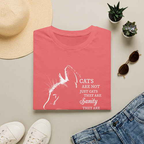 Cat Silhouette Quote T-Shirt | Cat Lovers Tee, Feline Friendship Design