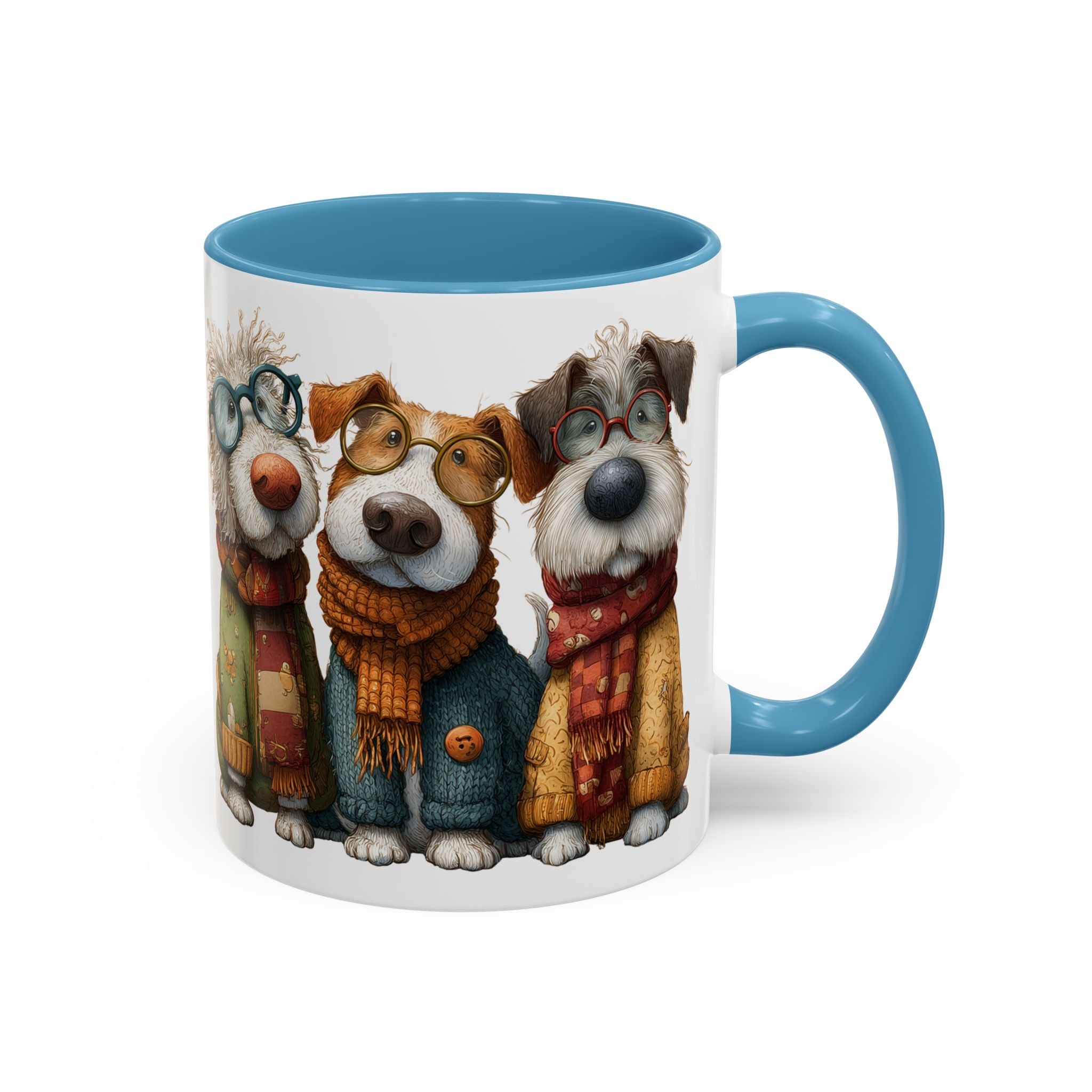 Three Cozy Dogs Mug | Accent Coffee Mug