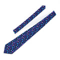 Neon Paw Print Necktie | Pet Lover Patterned Tie