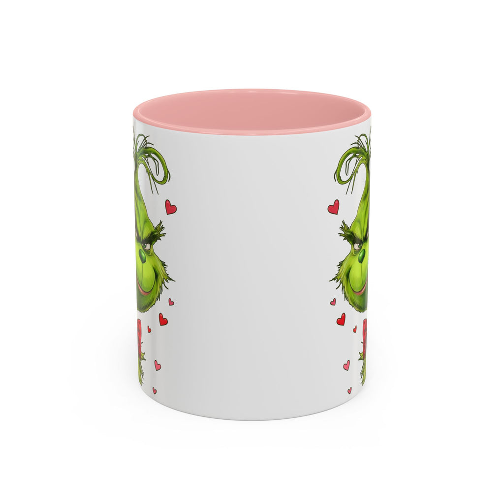 Grinch Holding Rose Mug | Accent Coffee Mug