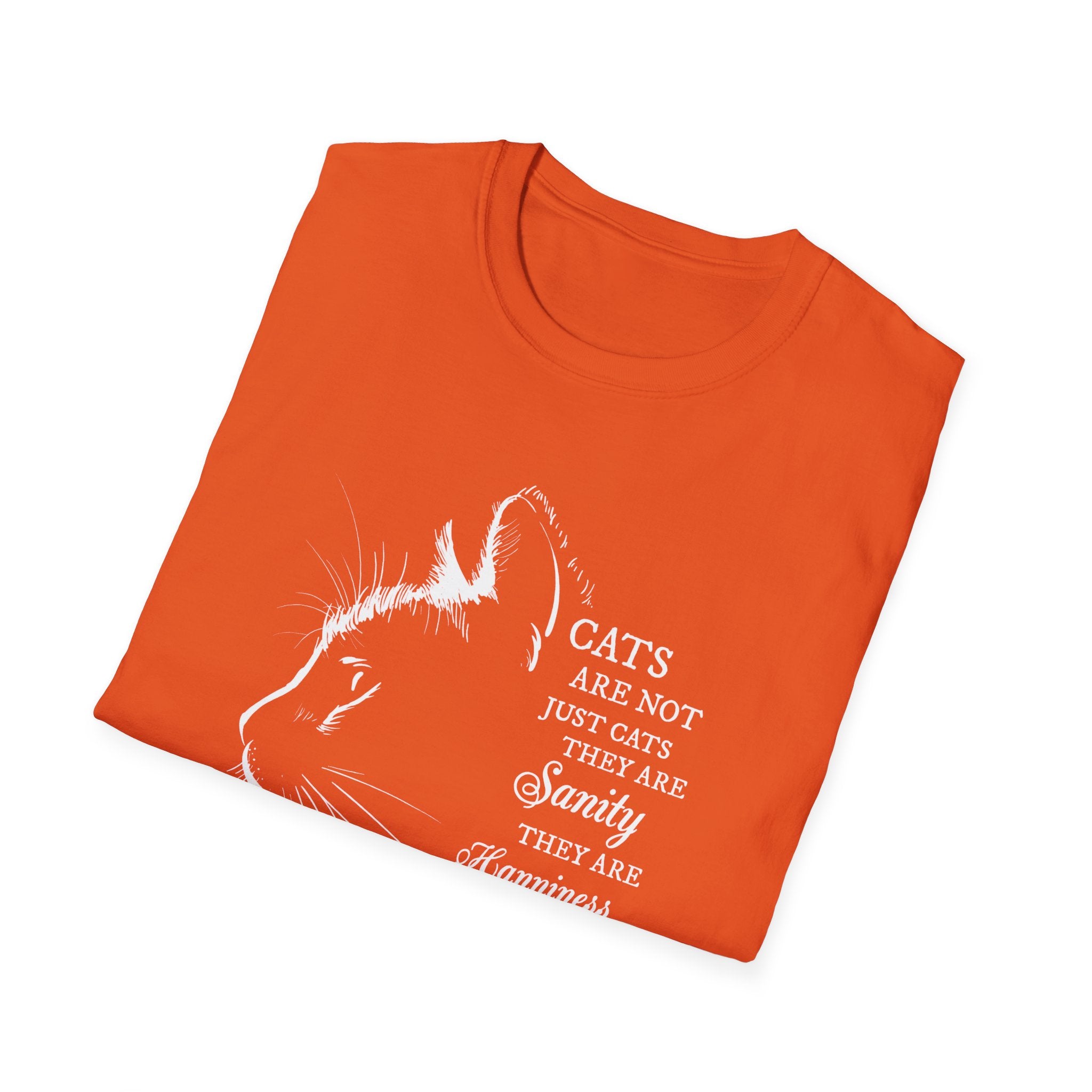 Cat Silhouette Quote T-Shirt | Cat Lovers Tee, Feline Friendship Design