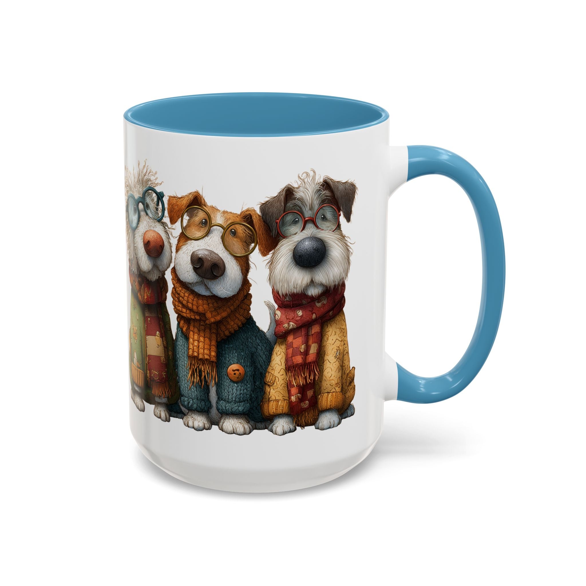 Three Cozy Dogs Mug | Accent Coffee Mug