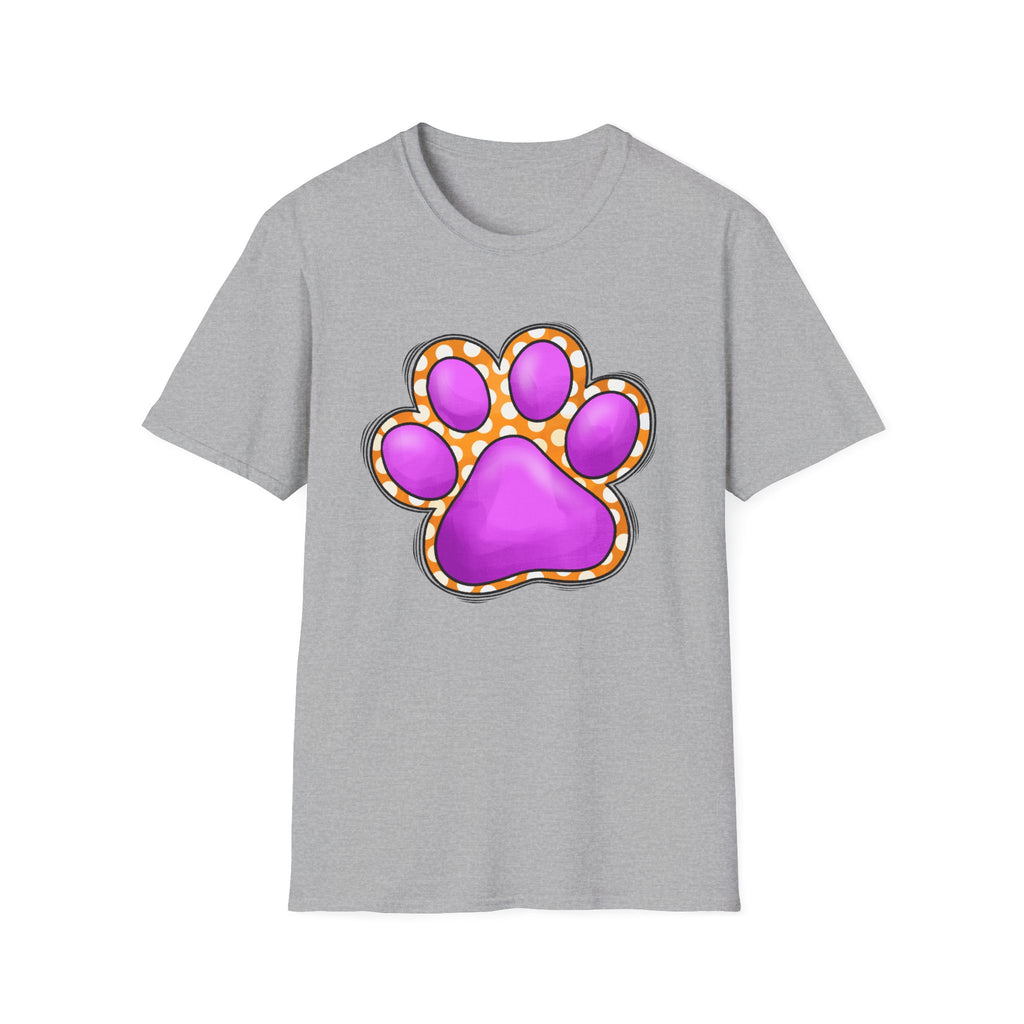 Pink Paw Print T-Shirt | Cute Animal Paw Graphic Tee