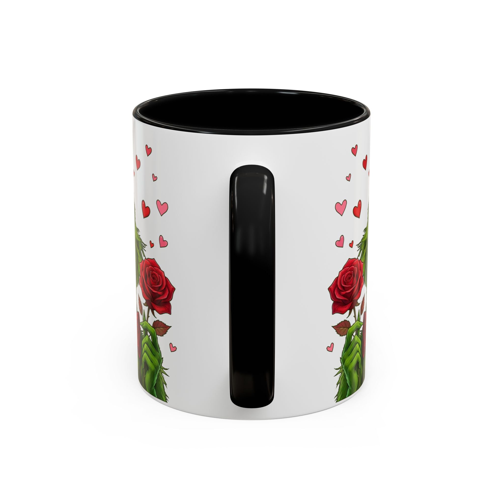 Grinch Holding Rose Mug | Accent Coffee Mug