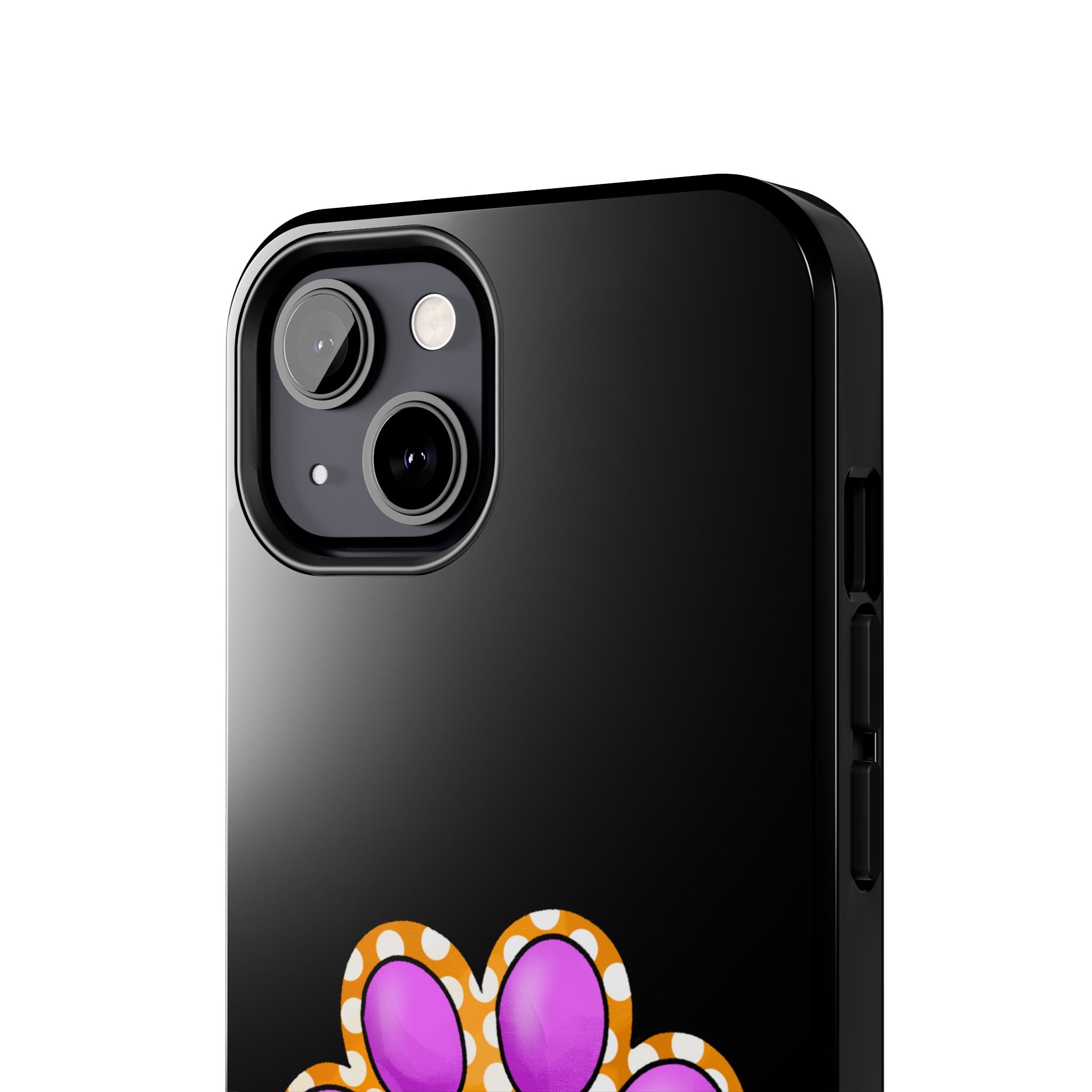 Purple Paw Print Phone Case | Cute Pet Paw iPhone Cover