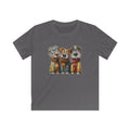 Three Cozy Dogs kids tee | Cute Puppy Trio Illustration