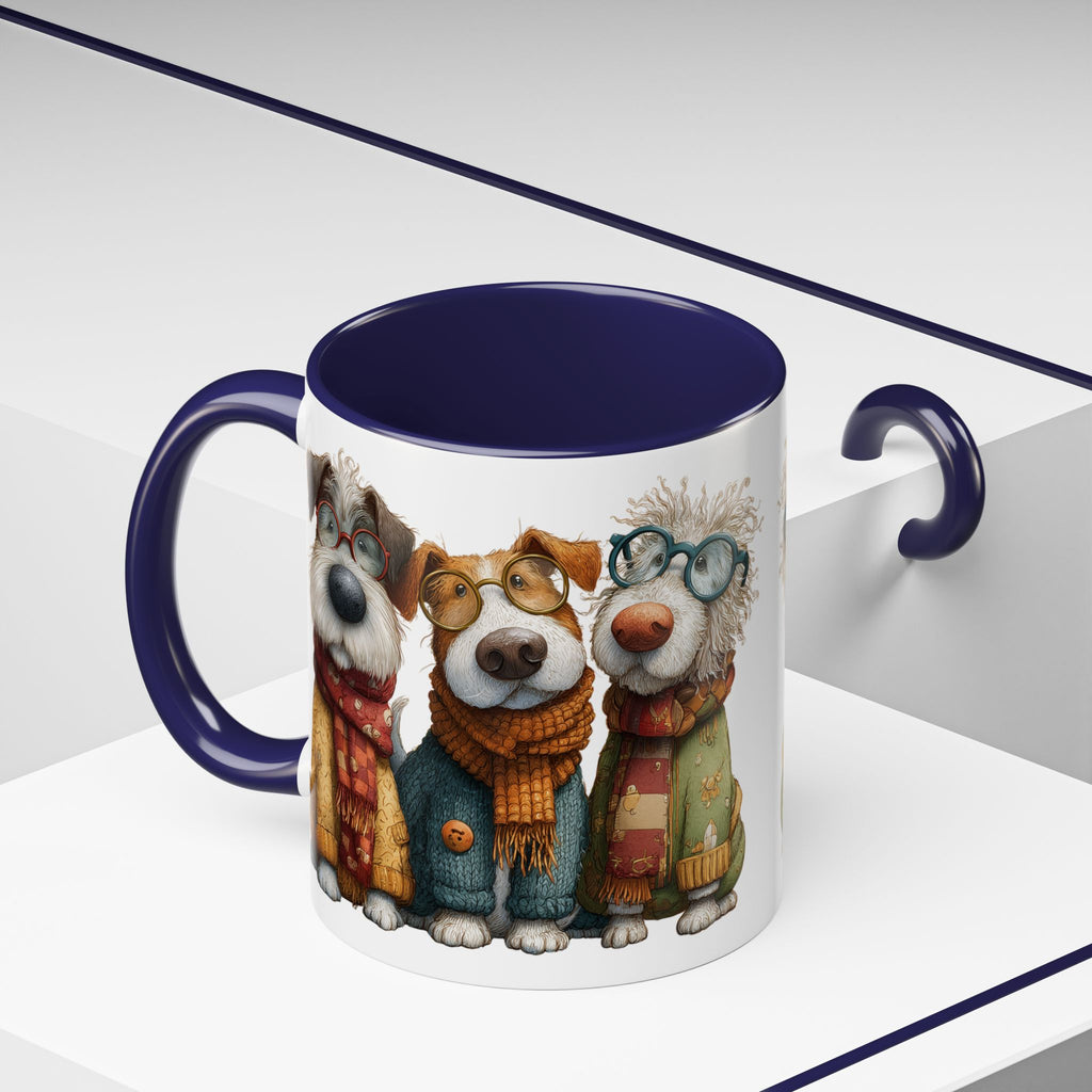 Three Cozy Dogs Mug | Accent Coffee Mug