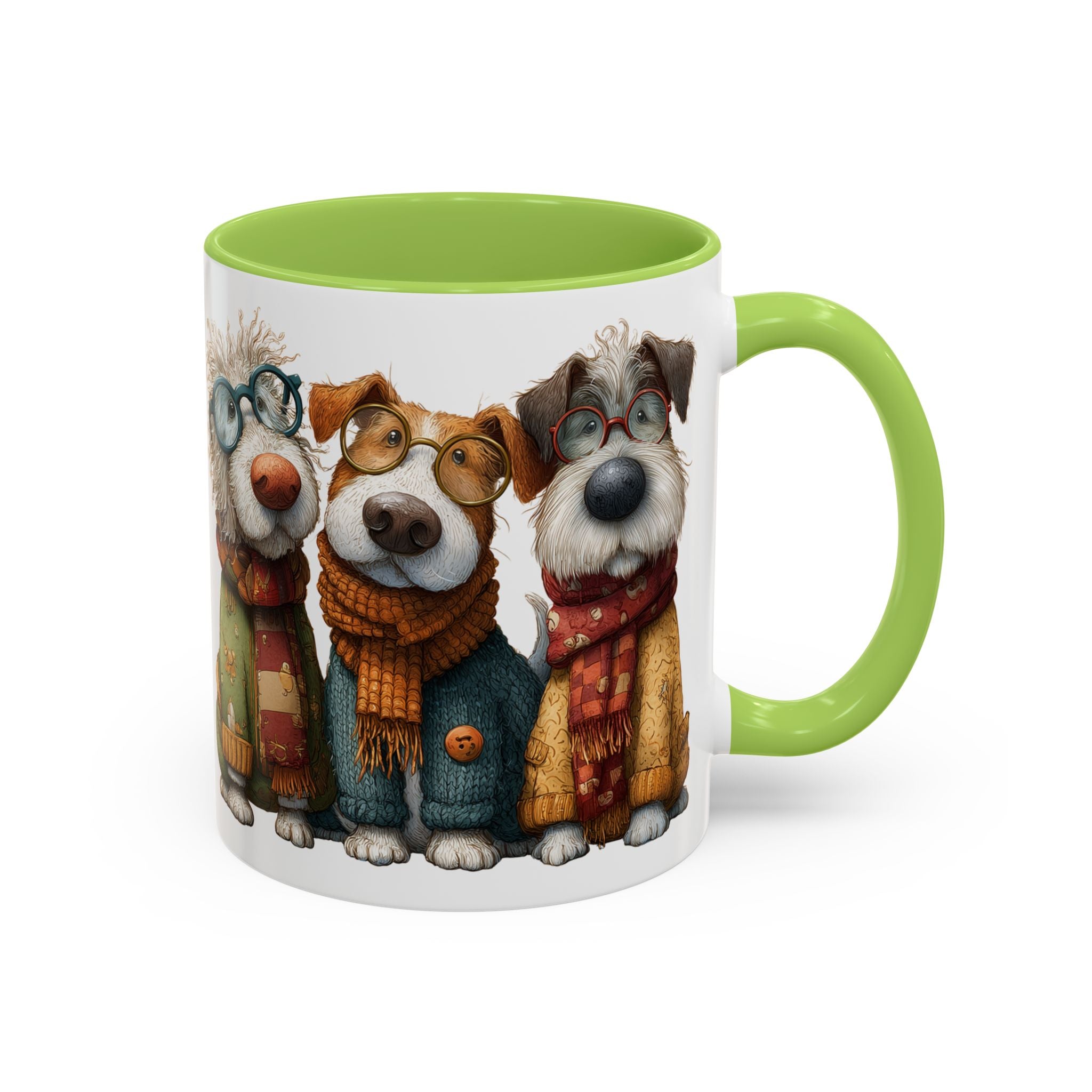 Three Cozy Dogs Mug | Accent Coffee Mug