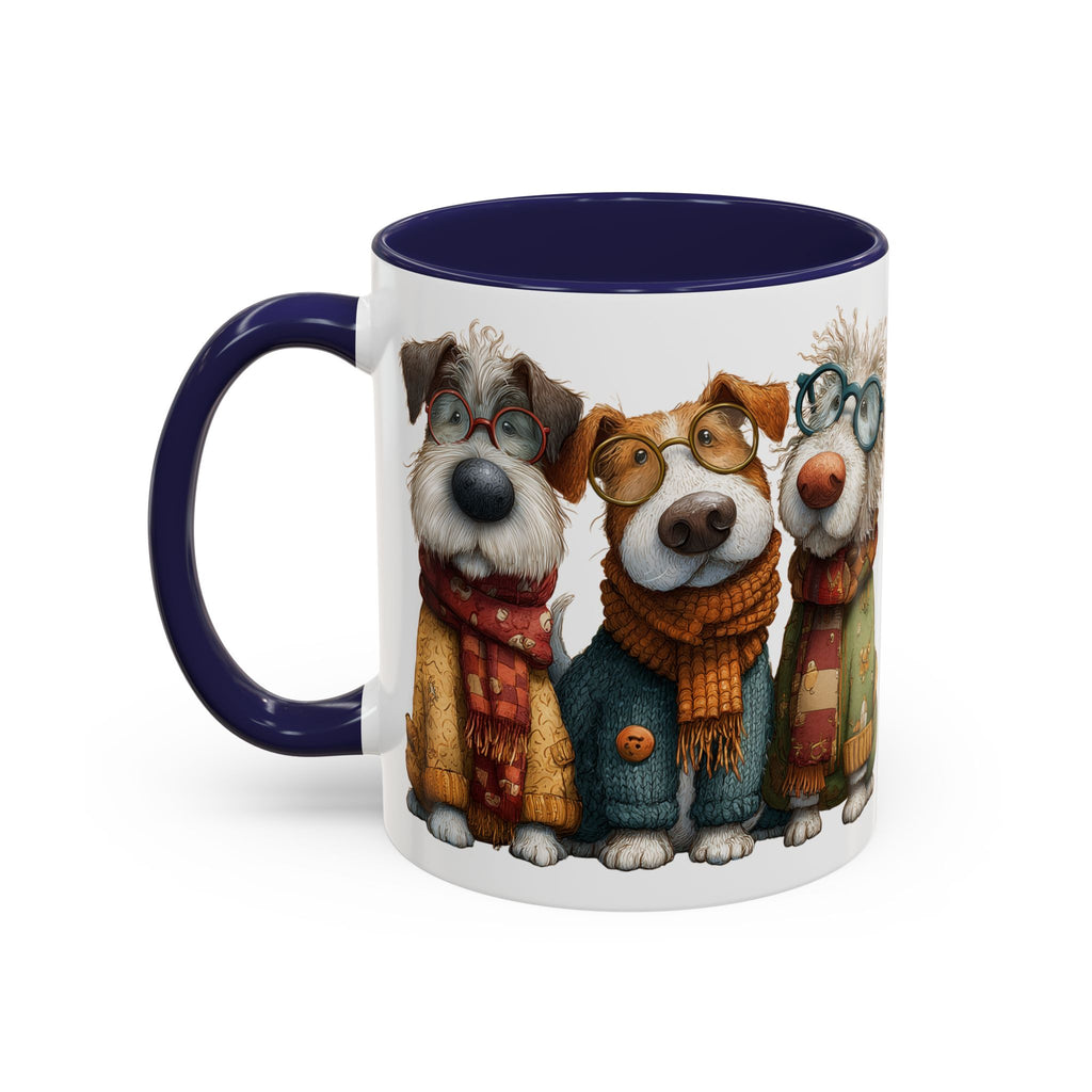 Three Cozy Dogs Mug | Accent Coffee Mug