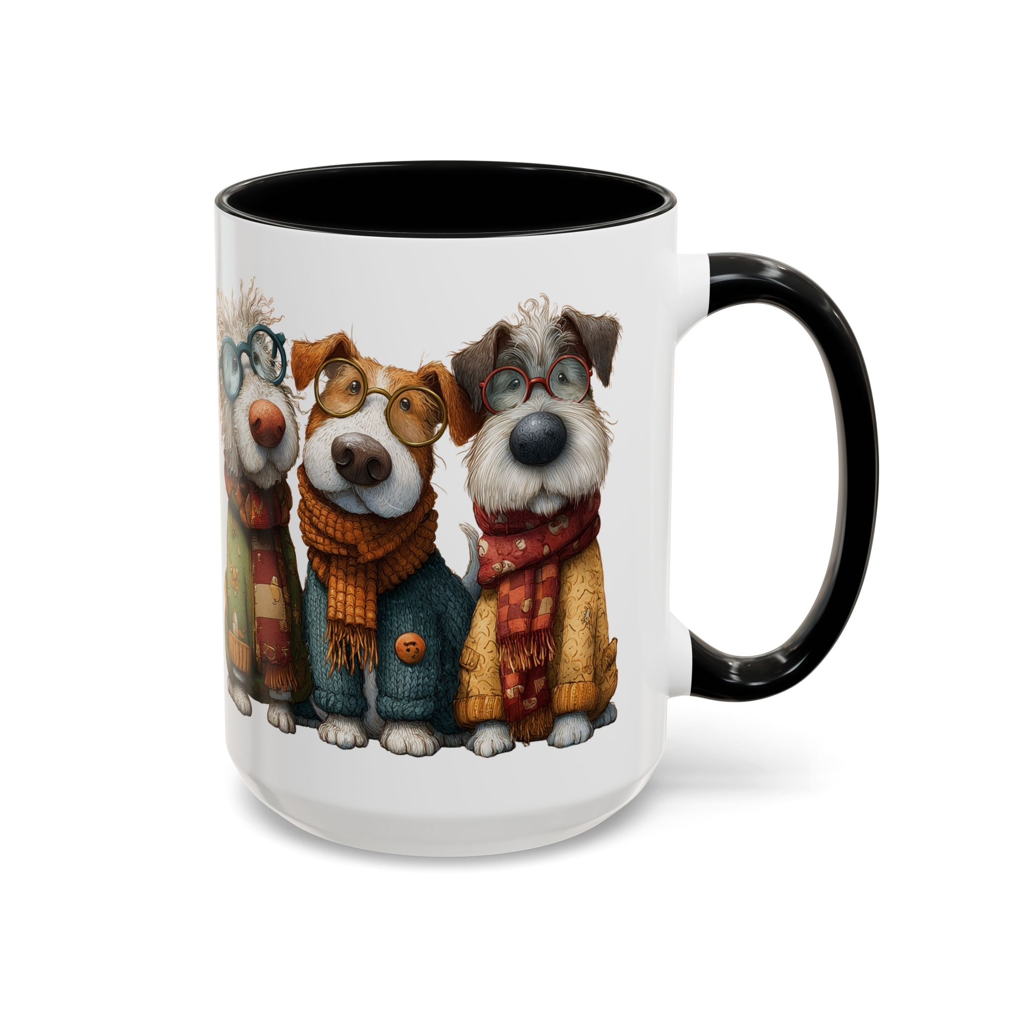 Three Cozy Dogs Mug | Accent Coffee Mug