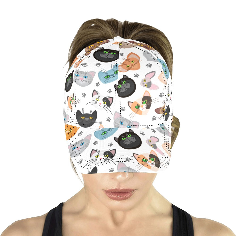 Here Kitty Kitty All Over Print Mom and Dad Cap #Cats #Kitty