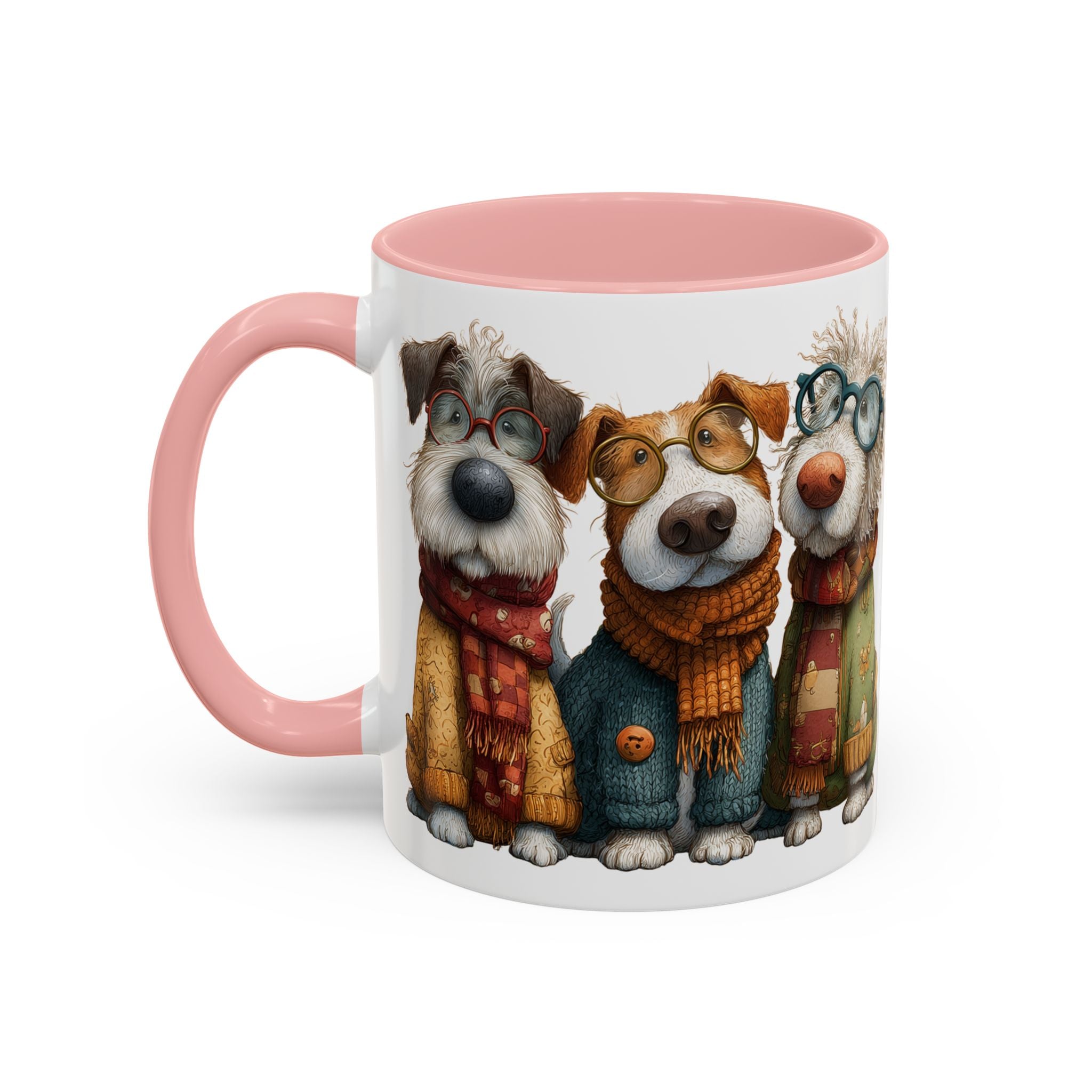 Three Cozy Dogs Mug | Accent Coffee Mug