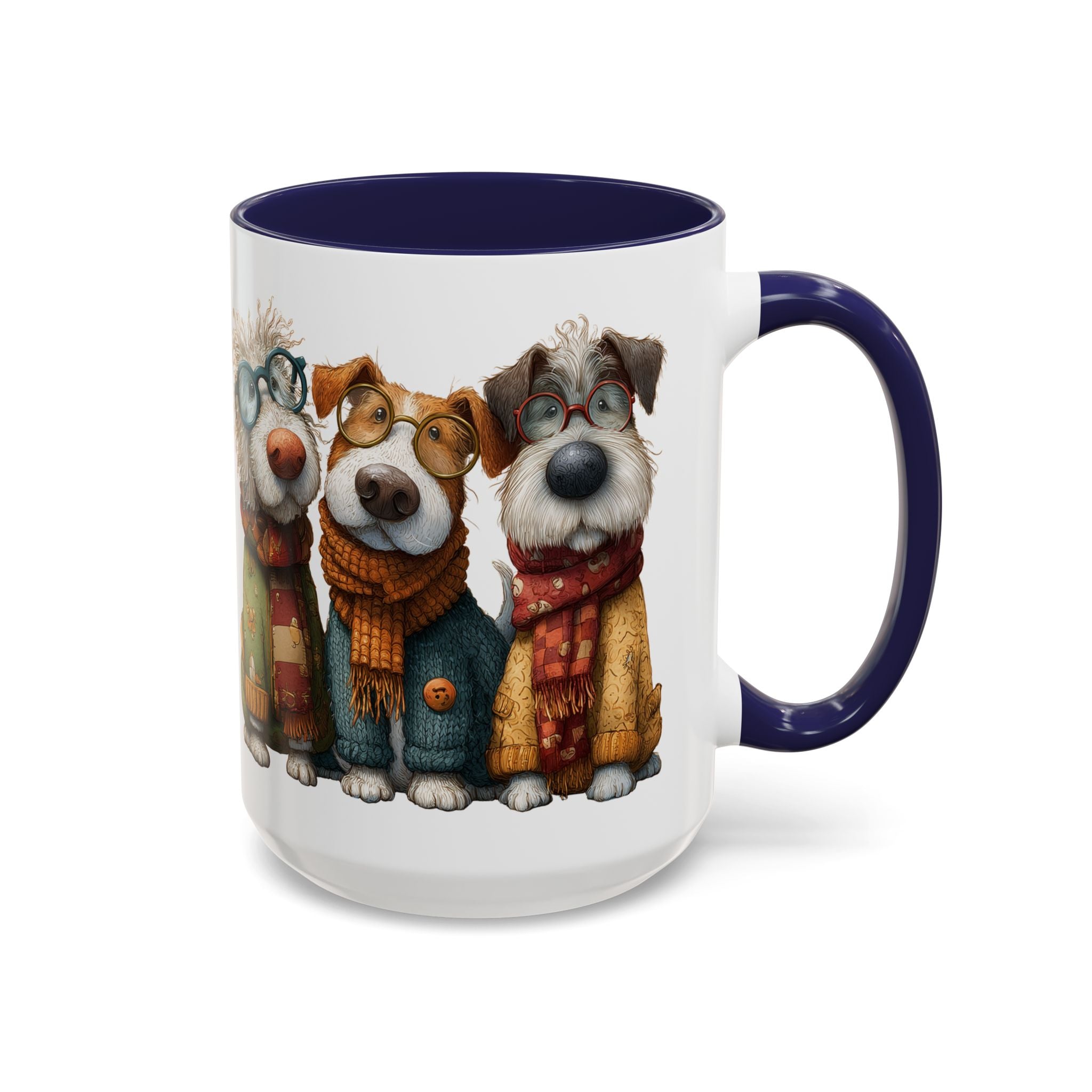 Three Cozy Dogs Mug | Accent Coffee Mug