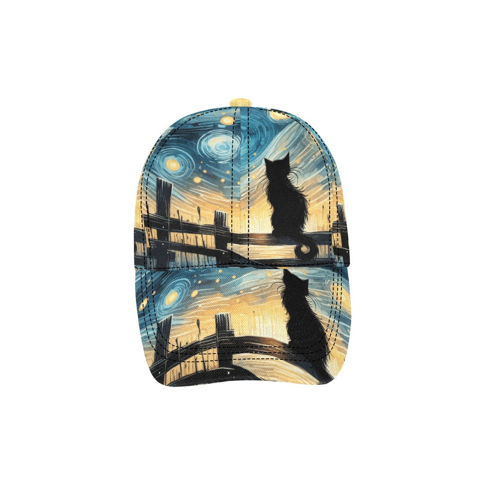 Van Gogh Cat All Over Print Free Shipping USA