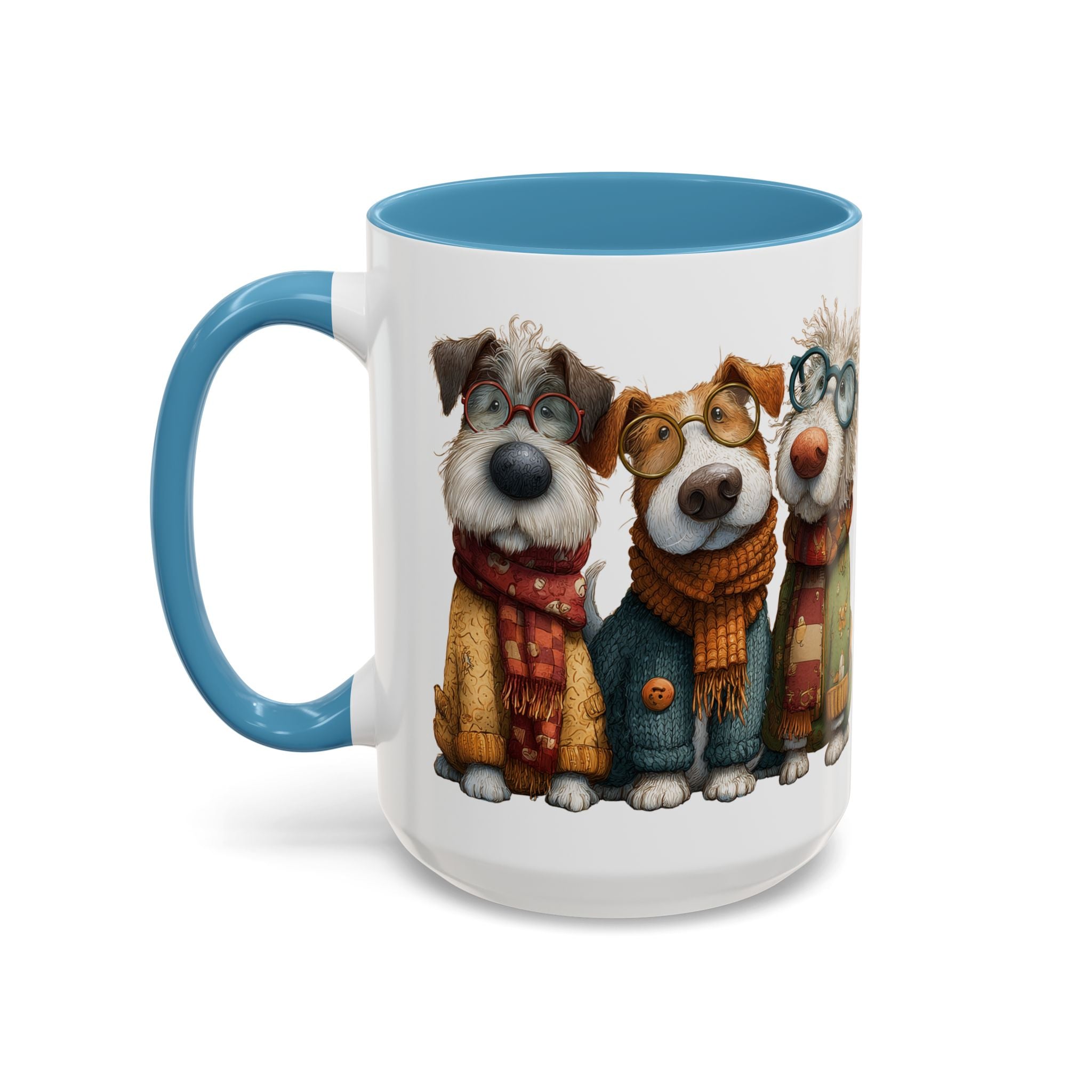 Three Cozy Dogs Mug | Accent Coffee Mug