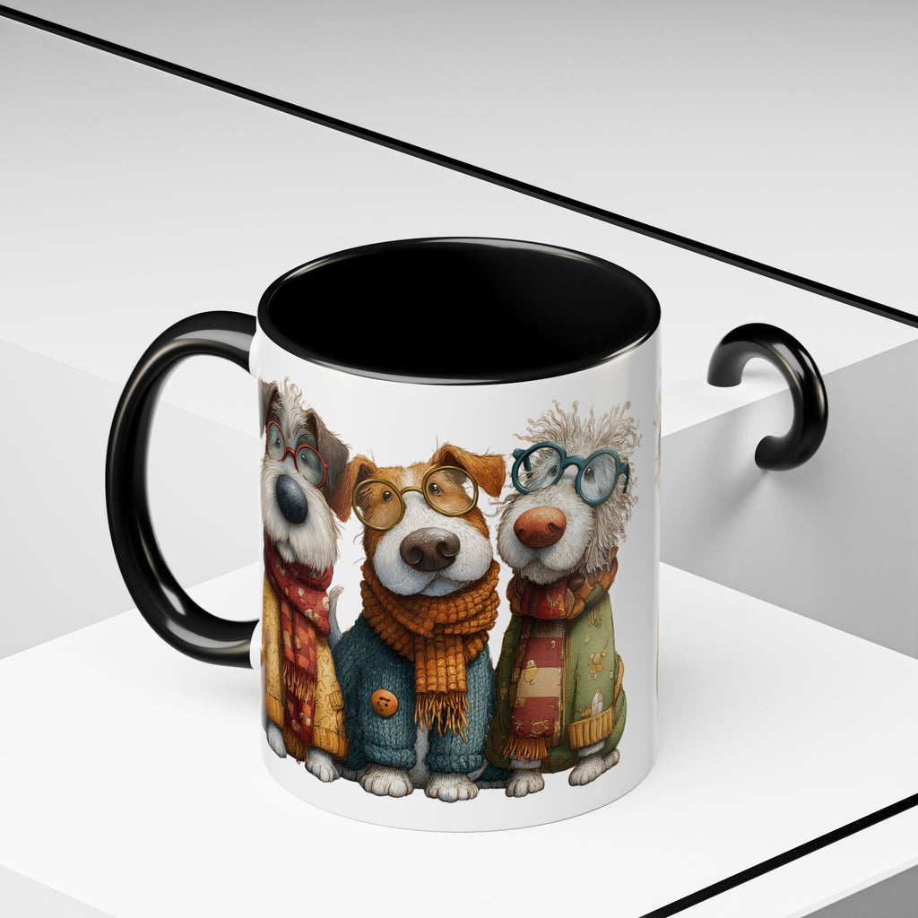 Three Cozy Dogs Mug | Accent Coffee Mug