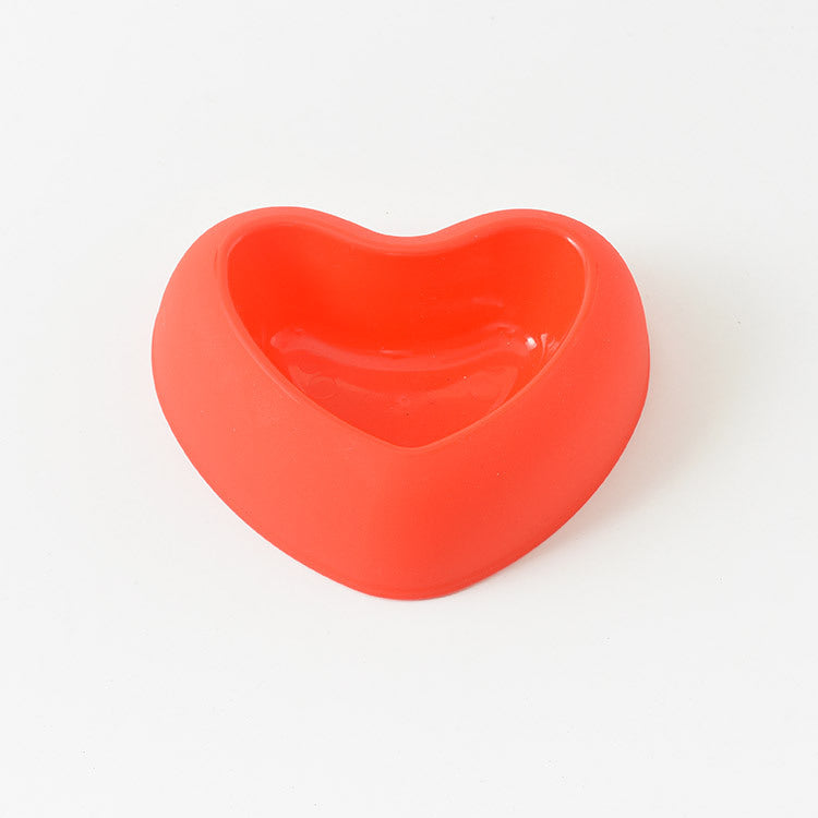New Pet Supplies Dog Love Bowl Dog Bowl Dog Rice Bowl Cat Plastic Bowl