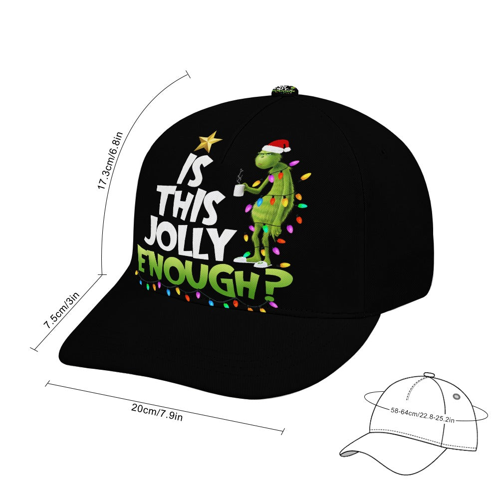 Is This Jolly Enough Christmas Baseball Cap