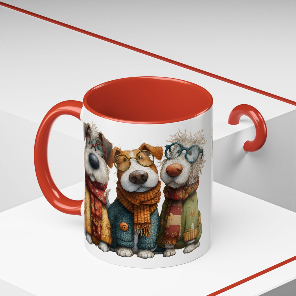 Three Cozy Dogs Mug | Accent Coffee Mug