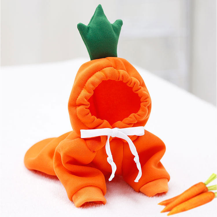 Small And Medium-Sized Dogs Fruit Sweatshirt Dogs And Cats Fall And Winter Sweatshirt Fleece Clothing Supplies Pet Teddy Pitcher