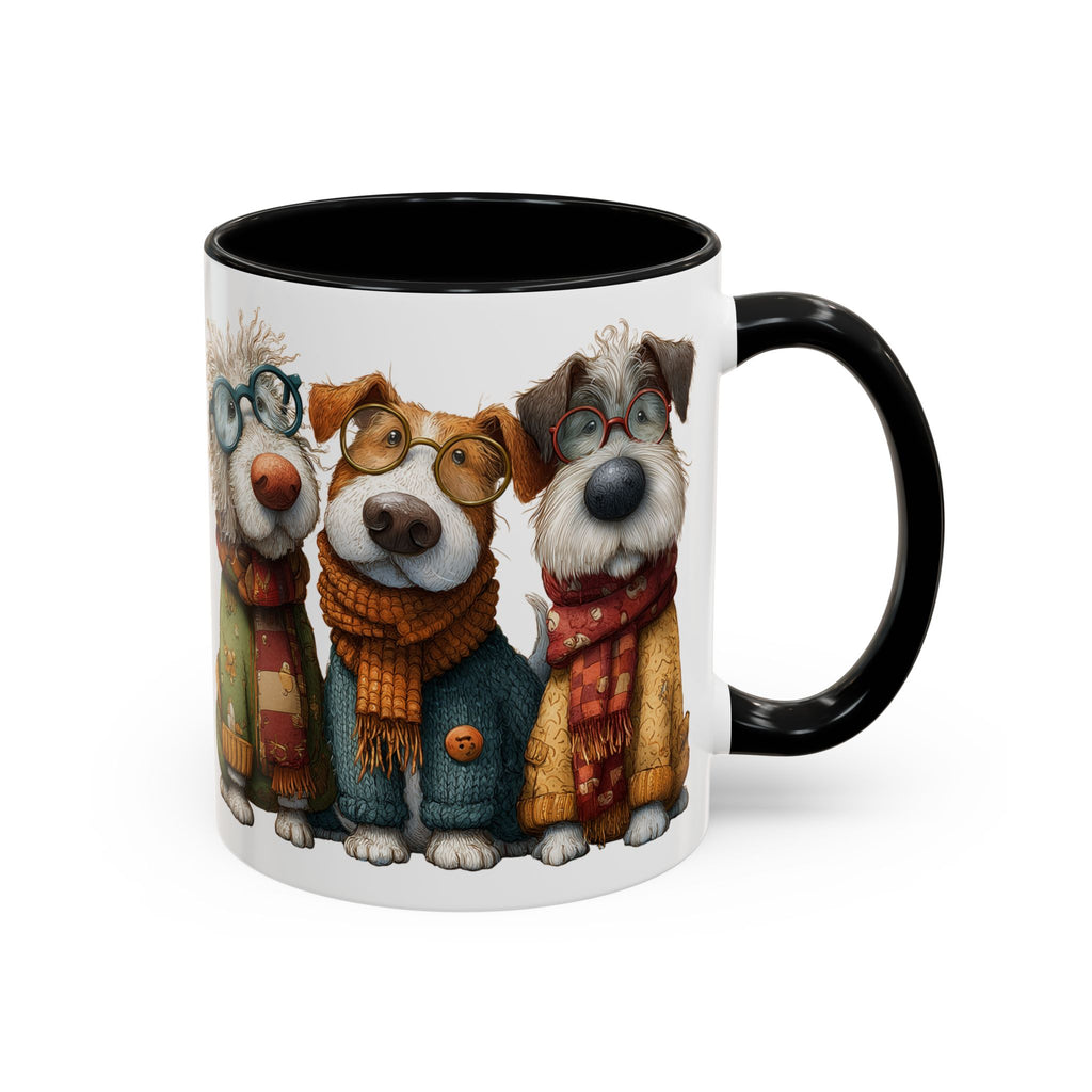 Three Cozy Dogs Mug | Accent Coffee Mug