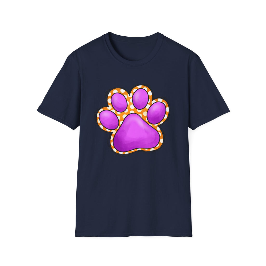 Pink Paw Print T-Shirt | Cute Animal Paw Graphic Tee
